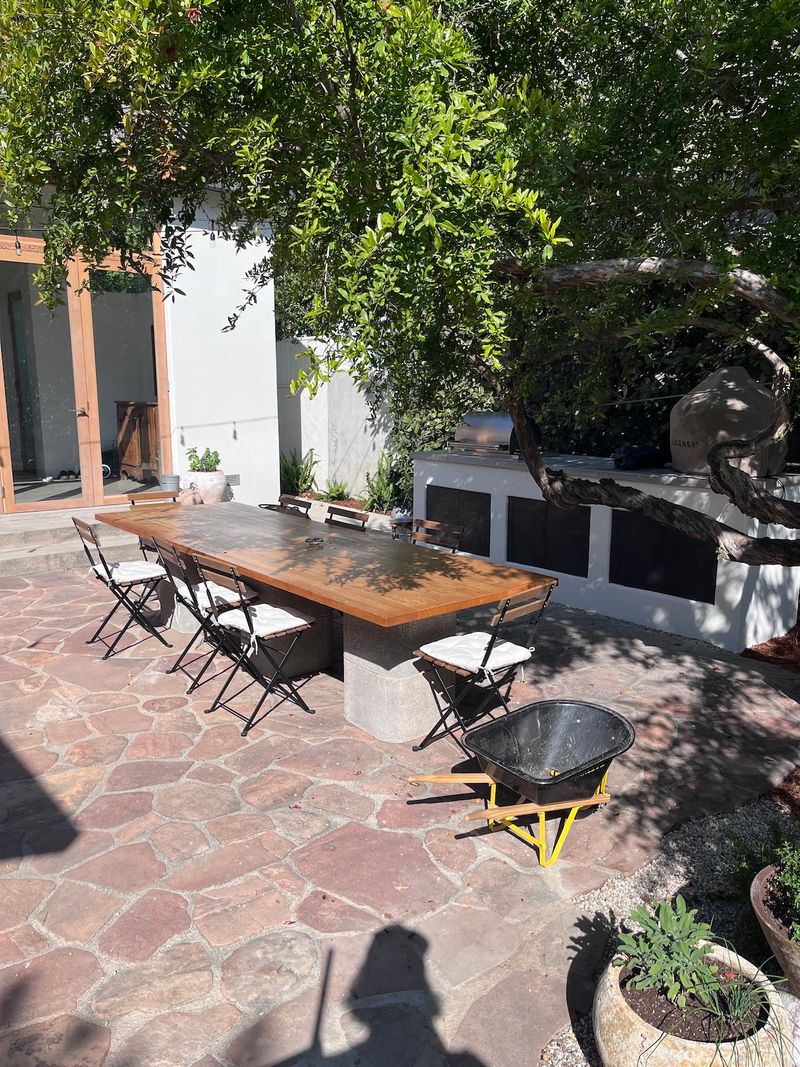 Outdoor kitchen and pizza oven, Los Angeles