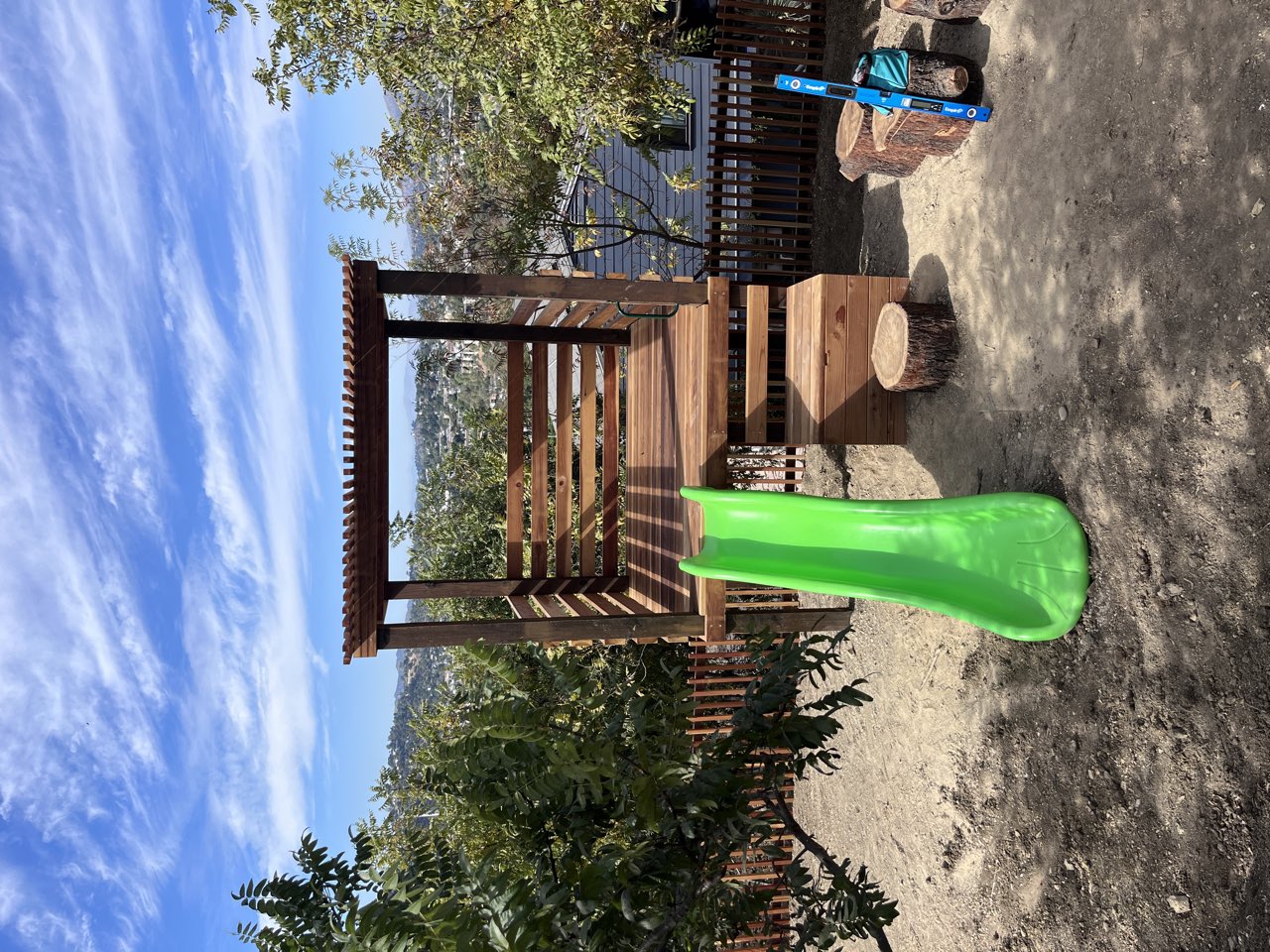 Kids' pergola play structure