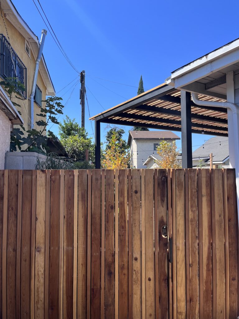 Wood and Metal Fencing Los Angeles