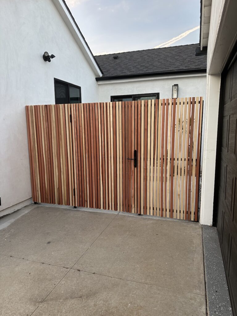 Wood Fence and Gate Santa Monica