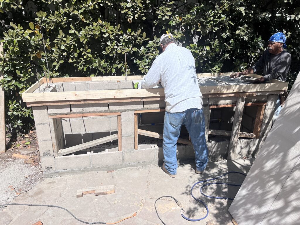 Outdoor Kitchen Landscape Construction Orange County