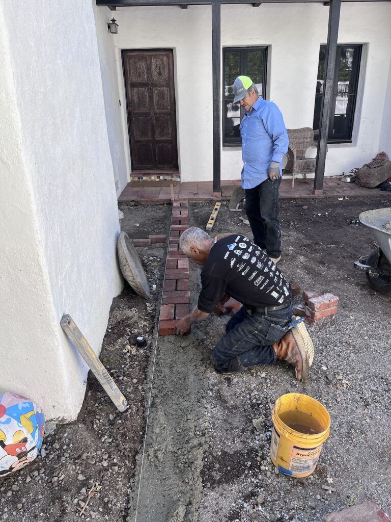 Brick hardscaping driveway los angeles