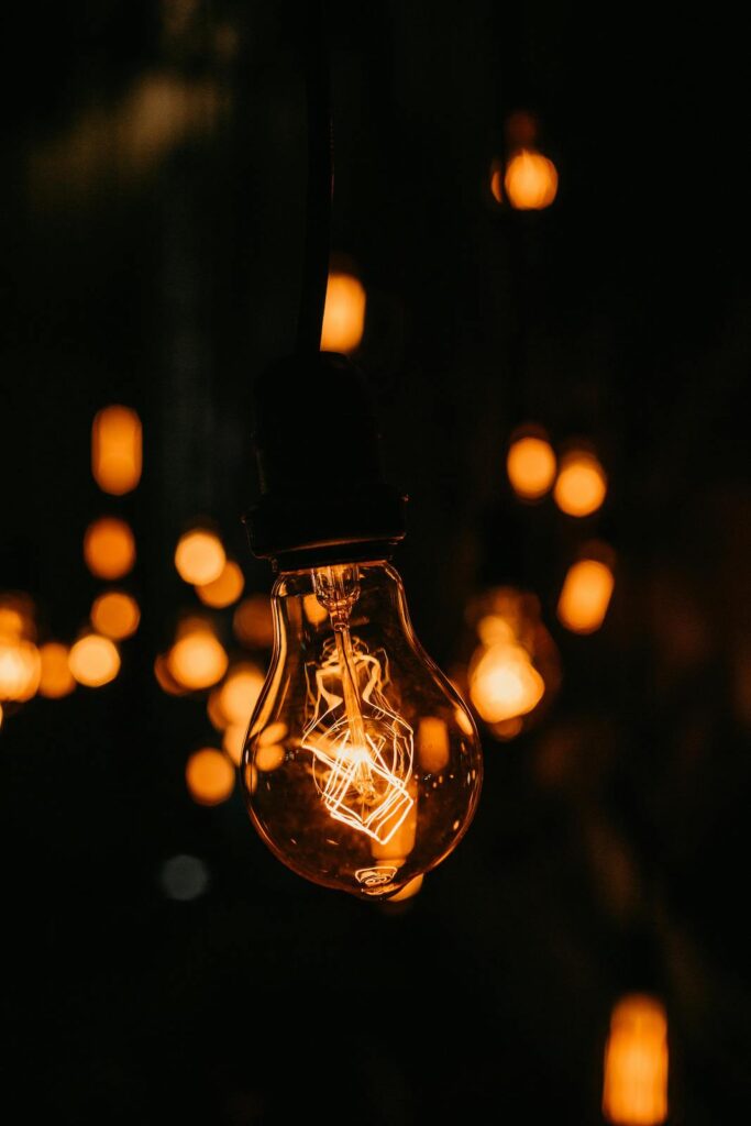 Los angeles string lighting outdoors